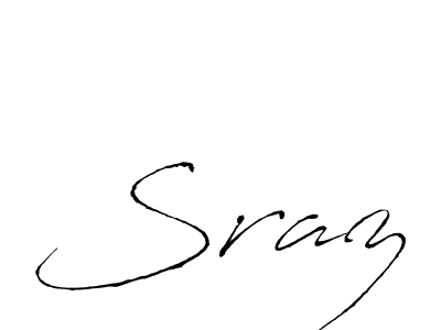 Once you've used our free online signature maker to create your best signature Antro_Vectra style, it's time to enjoy all of the benefits that Sraz name signing documents. Sraz signature style 6 images and pictures png
