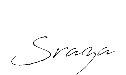 How to make Sraza name signature. Use Antro_Vectra style for creating short signs online. This is the latest handwritten sign. Sraza signature style 6 images and pictures png