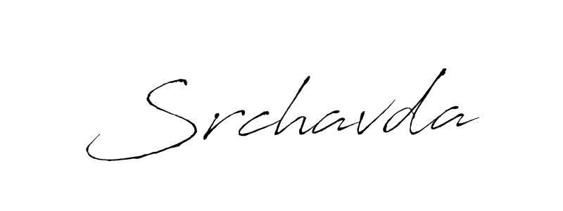 Design your own signature with our free online signature maker. With this signature software, you can create a handwritten (Antro_Vectra) signature for name Srchavda. Srchavda signature style 6 images and pictures png
