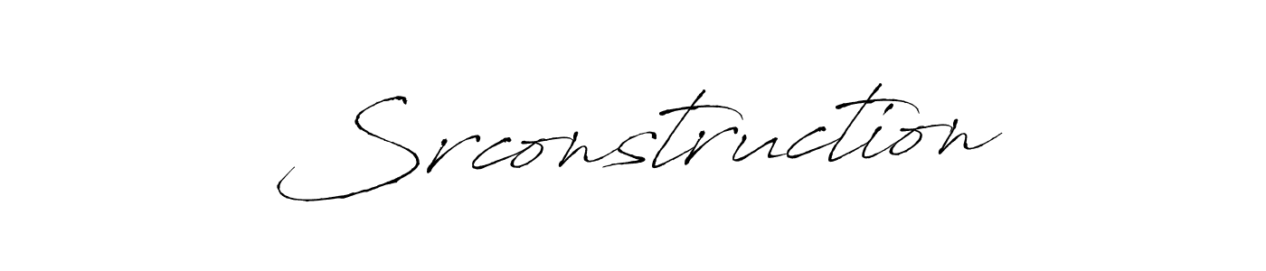Create a beautiful signature design for name Srconstruction. With this signature (Antro_Vectra) fonts, you can make a handwritten signature for free. Srconstruction signature style 6 images and pictures png