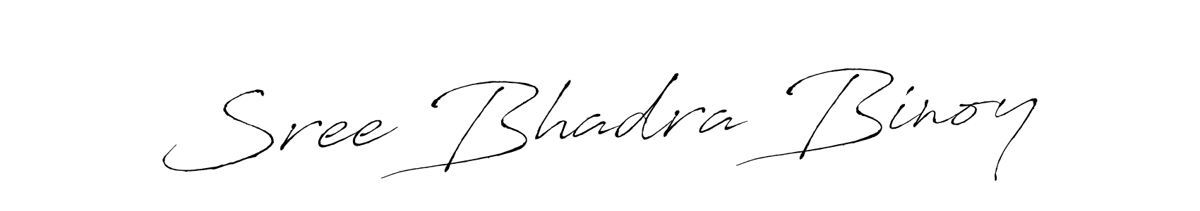 Also You can easily find your signature by using the search form. We will create Sree Bhadra Binoy name handwritten signature images for you free of cost using Antro_Vectra sign style. Sree Bhadra Binoy signature style 6 images and pictures png