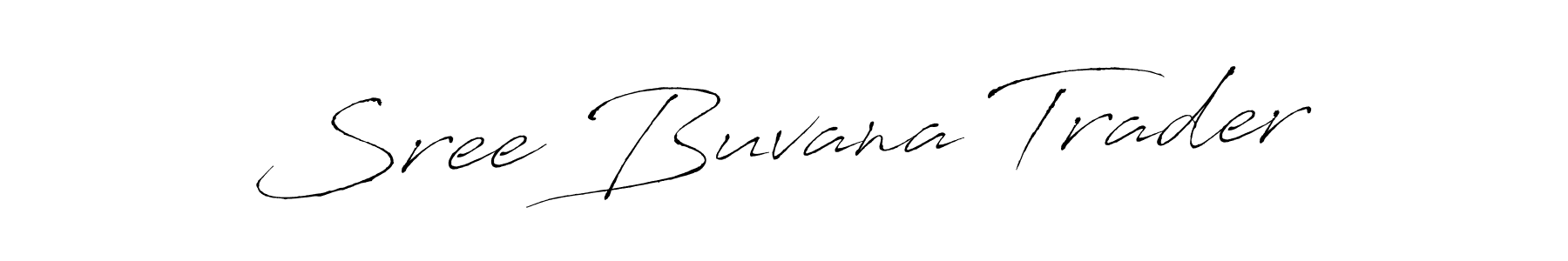 Use a signature maker to create a handwritten signature online. With this signature software, you can design (Antro_Vectra) your own signature for name Sree Buvana Trader. Sree Buvana Trader signature style 6 images and pictures png