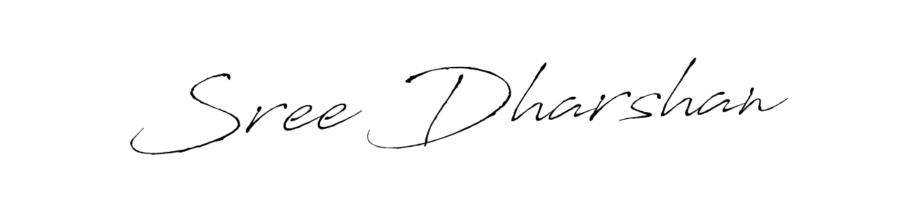 Similarly Antro_Vectra is the best handwritten signature design. Signature creator online .You can use it as an online autograph creator for name Sree Dharshan. Sree Dharshan signature style 6 images and pictures png