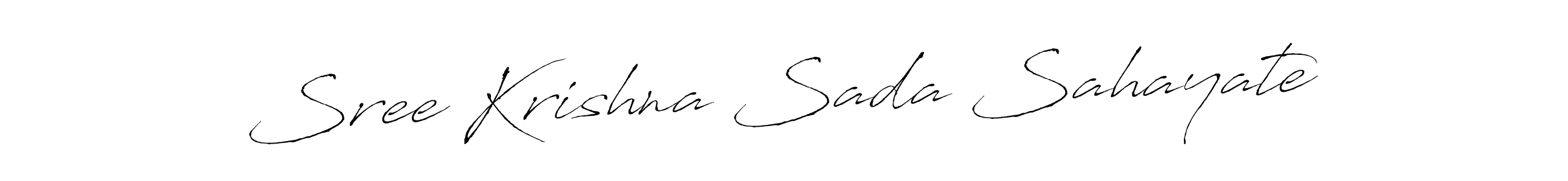 Create a beautiful signature design for name Sree Krishna Sada Sahayate. With this signature (Antro_Vectra) fonts, you can make a handwritten signature for free. Sree Krishna Sada Sahayate signature style 6 images and pictures png