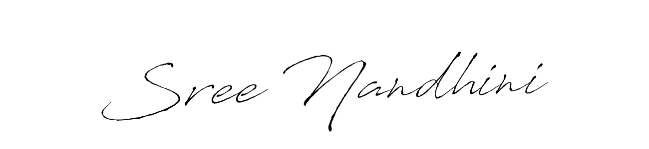 Create a beautiful signature design for name Sree Nandhini. With this signature (Antro_Vectra) fonts, you can make a handwritten signature for free. Sree Nandhini signature style 6 images and pictures png