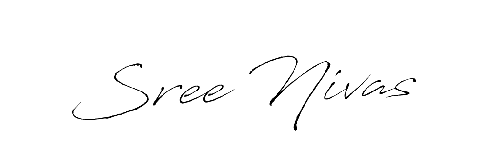 Create a beautiful signature design for name Sree Nivas. With this signature (Antro_Vectra) fonts, you can make a handwritten signature for free. Sree Nivas signature style 6 images and pictures png