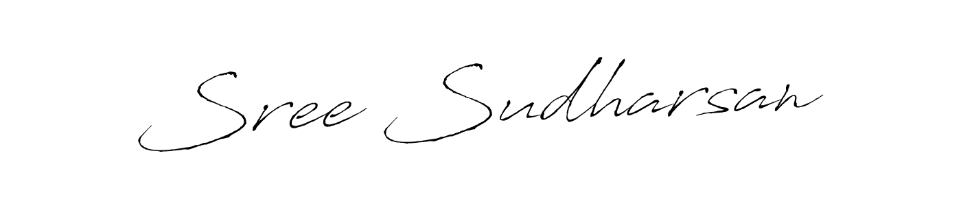 Make a beautiful signature design for name Sree Sudharsan. With this signature (Antro_Vectra) style, you can create a handwritten signature for free. Sree Sudharsan signature style 6 images and pictures png