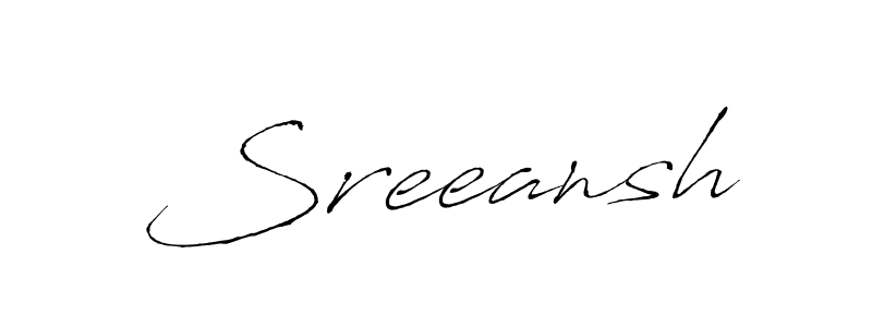 Antro_Vectra is a professional signature style that is perfect for those who want to add a touch of class to their signature. It is also a great choice for those who want to make their signature more unique. Get Sreeansh name to fancy signature for free. Sreeansh signature style 6 images and pictures png