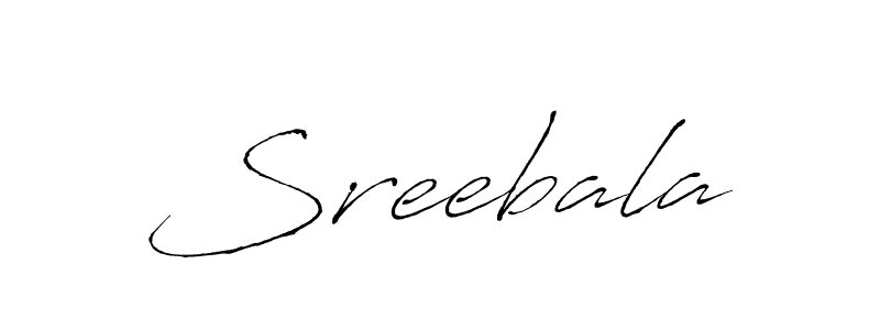 Sreebala stylish signature style. Best Handwritten Sign (Antro_Vectra) for my name. Handwritten Signature Collection Ideas for my name Sreebala. Sreebala signature style 6 images and pictures png