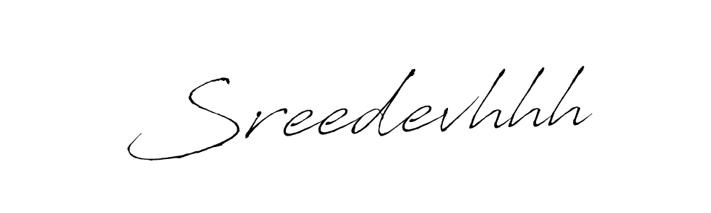 Similarly Antro_Vectra is the best handwritten signature design. Signature creator online .You can use it as an online autograph creator for name Sreedevhhh. Sreedevhhh signature style 6 images and pictures png