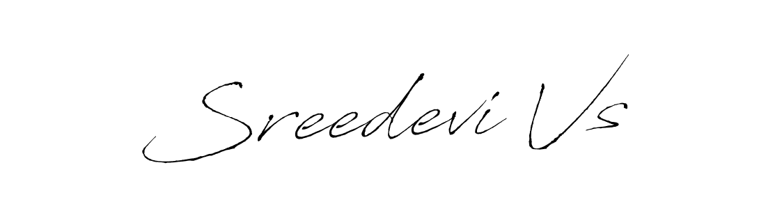 You should practise on your own different ways (Antro_Vectra) to write your name (Sreedevi Vs) in signature. don't let someone else do it for you. Sreedevi Vs signature style 6 images and pictures png