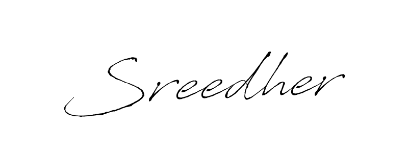 Design your own signature with our free online signature maker. With this signature software, you can create a handwritten (Antro_Vectra) signature for name Sreedher. Sreedher signature style 6 images and pictures png