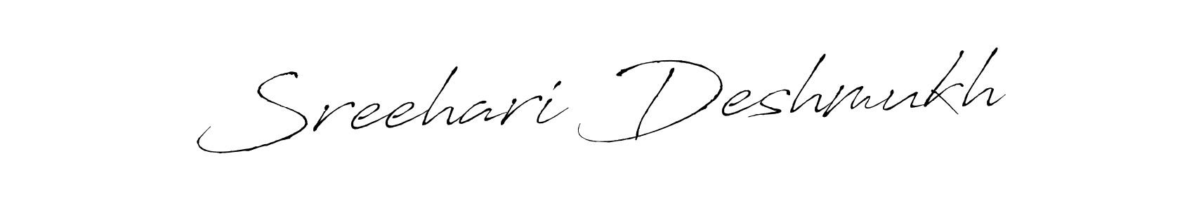 The best way (Antro_Vectra) to make a short signature is to pick only two or three words in your name. The name Sreehari Deshmukh include a total of six letters. For converting this name. Sreehari Deshmukh signature style 6 images and pictures png