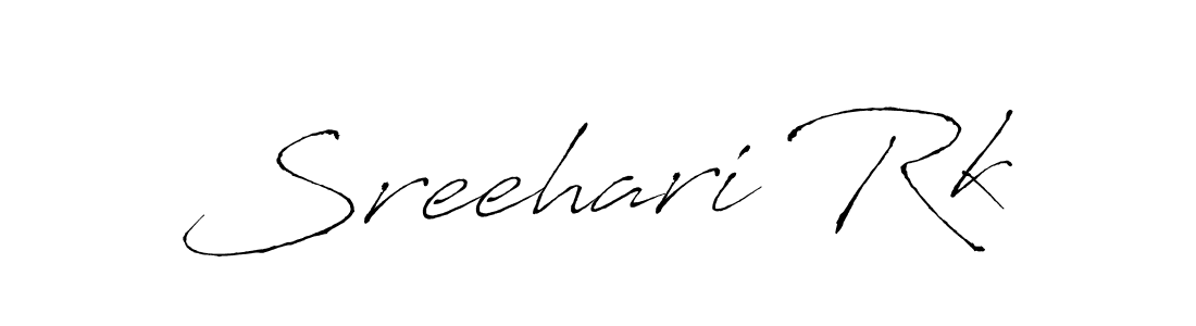 Create a beautiful signature design for name Sreehari Rk. With this signature (Antro_Vectra) fonts, you can make a handwritten signature for free. Sreehari Rk signature style 6 images and pictures png