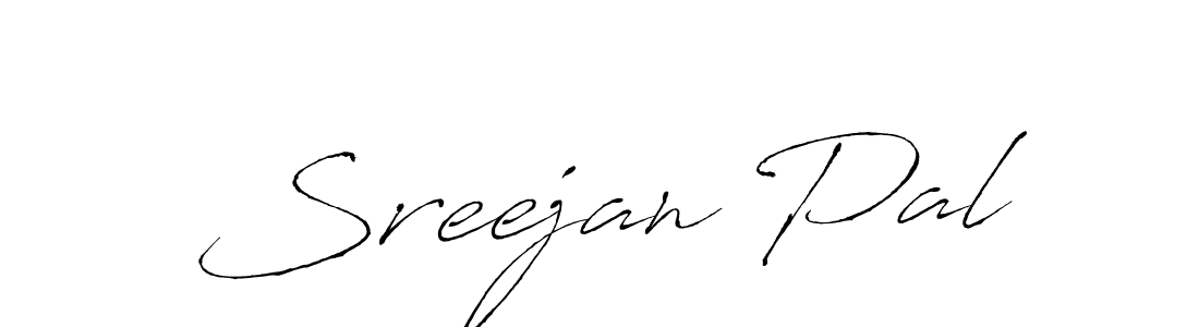 How to make Sreejan Pal name signature. Use Antro_Vectra style for creating short signs online. This is the latest handwritten sign. Sreejan Pal signature style 6 images and pictures png