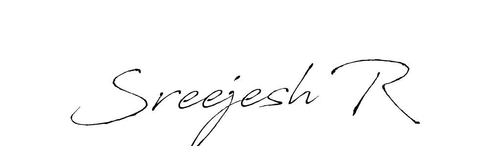 Make a beautiful signature design for name Sreejesh R. Use this online signature maker to create a handwritten signature for free. Sreejesh R signature style 6 images and pictures png