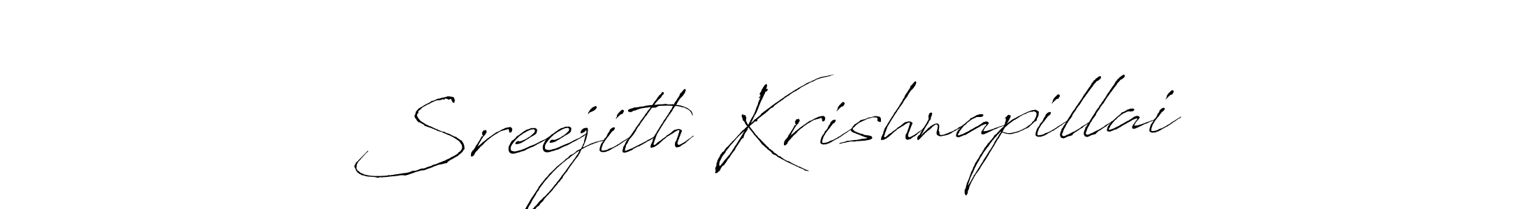 Make a beautiful signature design for name Sreejith Krishnapillai. Use this online signature maker to create a handwritten signature for free. Sreejith Krishnapillai signature style 6 images and pictures png