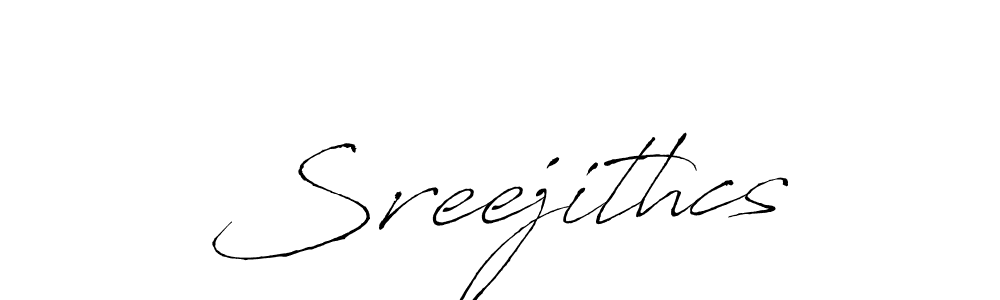 Make a beautiful signature design for name Sreejithcs. With this signature (Antro_Vectra) style, you can create a handwritten signature for free. Sreejithcs signature style 6 images and pictures png