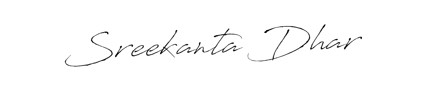 Sreekanta Dhar stylish signature style. Best Handwritten Sign (Antro_Vectra) for my name. Handwritten Signature Collection Ideas for my name Sreekanta Dhar. Sreekanta Dhar signature style 6 images and pictures png