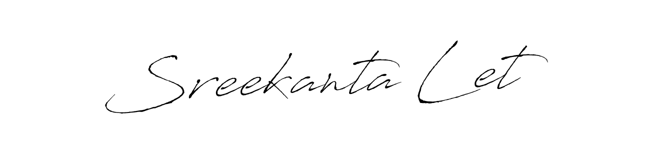 Antro_Vectra is a professional signature style that is perfect for those who want to add a touch of class to their signature. It is also a great choice for those who want to make their signature more unique. Get Sreekanta Let name to fancy signature for free. Sreekanta Let signature style 6 images and pictures png