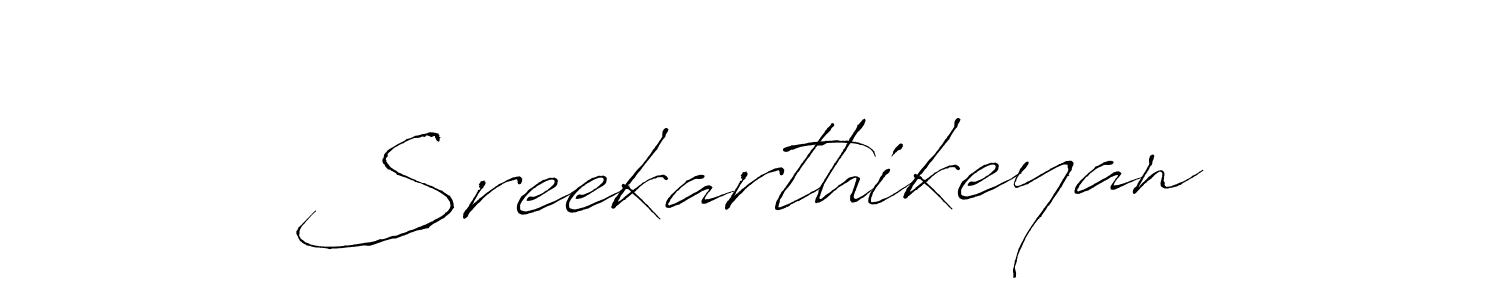 Design your own signature with our free online signature maker. With this signature software, you can create a handwritten (Antro_Vectra) signature for name Sreekarthikeyan. Sreekarthikeyan signature style 6 images and pictures png