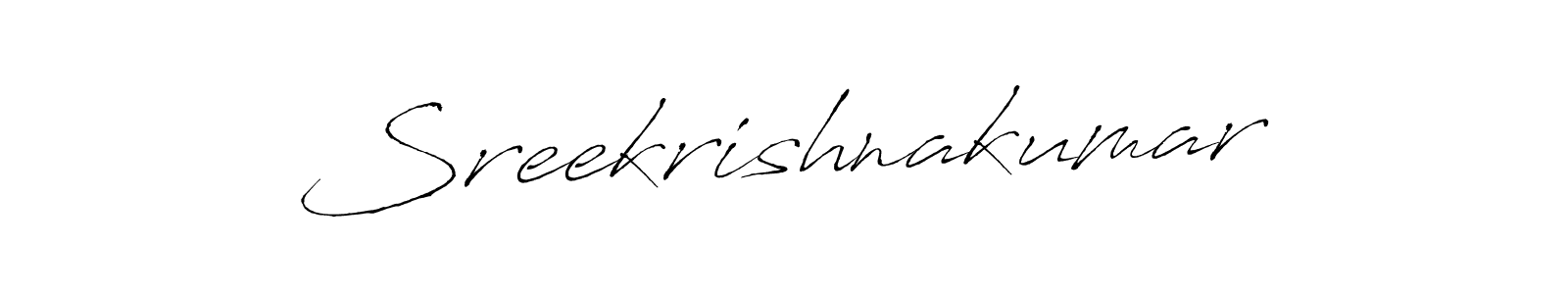 Also You can easily find your signature by using the search form. We will create Sreekrishnakumar name handwritten signature images for you free of cost using Antro_Vectra sign style. Sreekrishnakumar signature style 6 images and pictures png