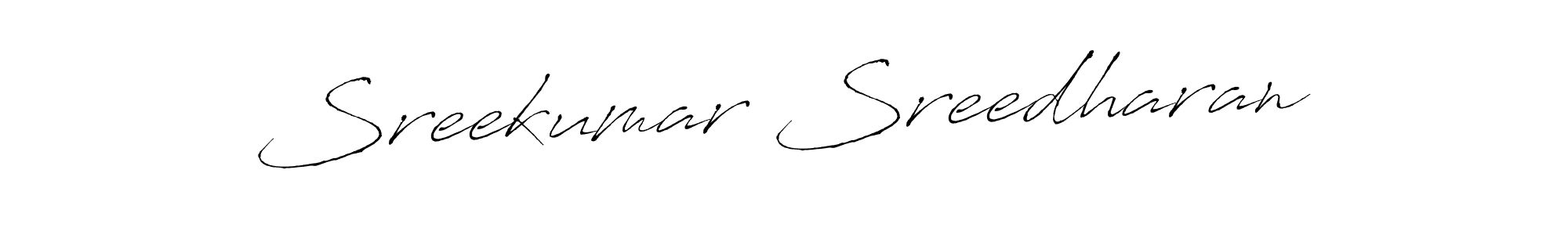 Sreekumar Sreedharan stylish signature style. Best Handwritten Sign (Antro_Vectra) for my name. Handwritten Signature Collection Ideas for my name Sreekumar Sreedharan. Sreekumar Sreedharan signature style 6 images and pictures png