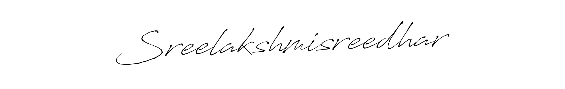Design your own signature with our free online signature maker. With this signature software, you can create a handwritten (Antro_Vectra) signature for name Sreelakshmisreedhar. Sreelakshmisreedhar signature style 6 images and pictures png
