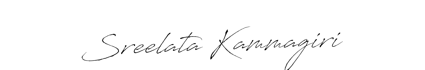 Make a beautiful signature design for name Sreelata Kammagiri. With this signature (Antro_Vectra) style, you can create a handwritten signature for free. Sreelata Kammagiri signature style 6 images and pictures png