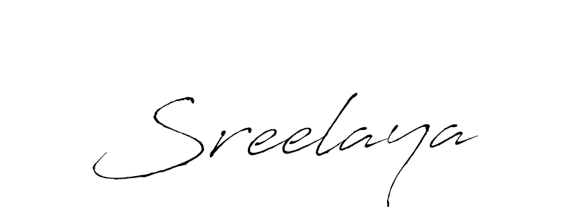 Use a signature maker to create a handwritten signature online. With this signature software, you can design (Antro_Vectra) your own signature for name Sreelaya. Sreelaya signature style 6 images and pictures png
