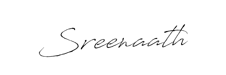 Design your own signature with our free online signature maker. With this signature software, you can create a handwritten (Antro_Vectra) signature for name Sreenaath. Sreenaath signature style 6 images and pictures png