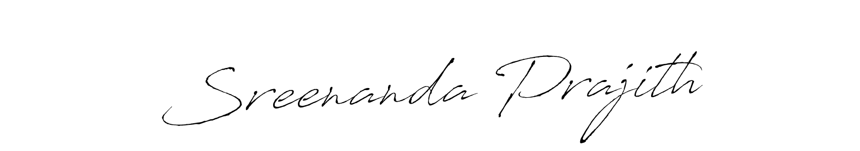 Antro_Vectra is a professional signature style that is perfect for those who want to add a touch of class to their signature. It is also a great choice for those who want to make their signature more unique. Get Sreenanda Prajith name to fancy signature for free. Sreenanda Prajith signature style 6 images and pictures png