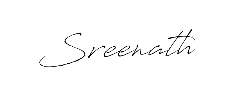 You should practise on your own different ways (Antro_Vectra) to write your name (Sreenath) in signature. don't let someone else do it for you. Sreenath signature style 6 images and pictures png