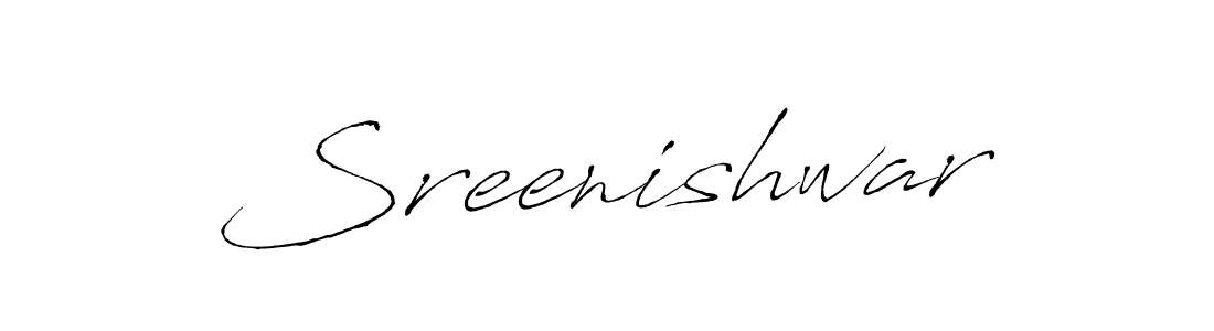 Design your own signature with our free online signature maker. With this signature software, you can create a handwritten (Antro_Vectra) signature for name Sreenishwar. Sreenishwar signature style 6 images and pictures png