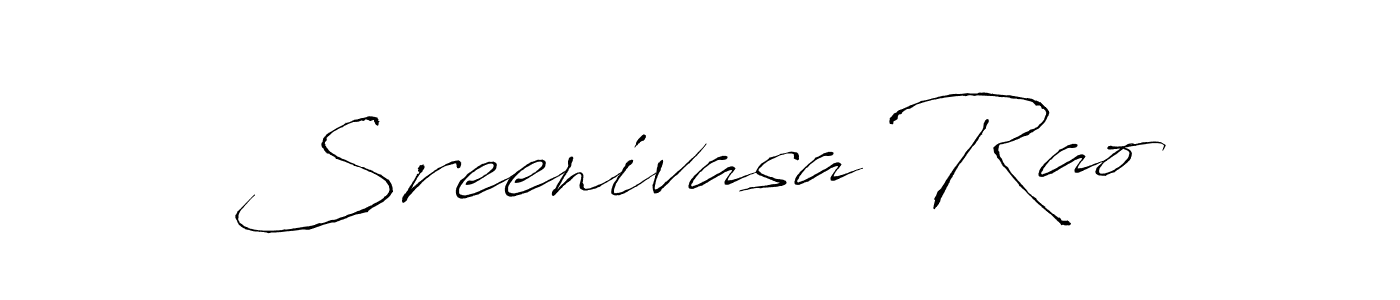 Design your own signature with our free online signature maker. With this signature software, you can create a handwritten (Antro_Vectra) signature for name Sreenivasa Rao. Sreenivasa Rao signature style 6 images and pictures png