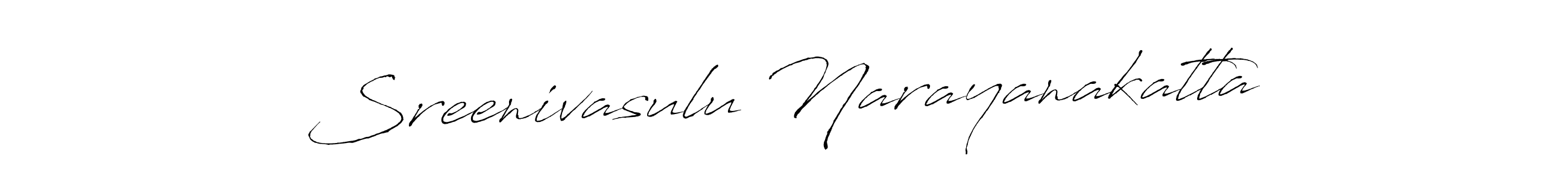 This is the best signature style for the Sreenivasulu Narayanakatta name. Also you like these signature font (Antro_Vectra). Mix name signature. Sreenivasulu Narayanakatta signature style 6 images and pictures png