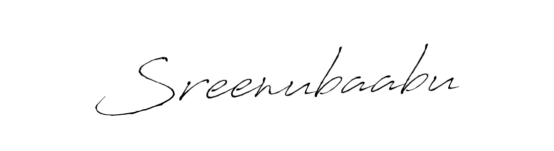 Design your own signature with our free online signature maker. With this signature software, you can create a handwritten (Antro_Vectra) signature for name Sreenubaabu. Sreenubaabu signature style 6 images and pictures png