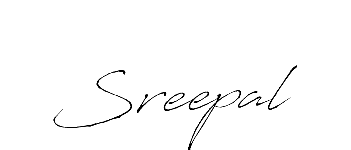Use a signature maker to create a handwritten signature online. With this signature software, you can design (Antro_Vectra) your own signature for name Sreepal. Sreepal signature style 6 images and pictures png