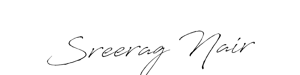 The best way (Antro_Vectra) to make a short signature is to pick only two or three words in your name. The name Sreerag Nair include a total of six letters. For converting this name. Sreerag Nair signature style 6 images and pictures png