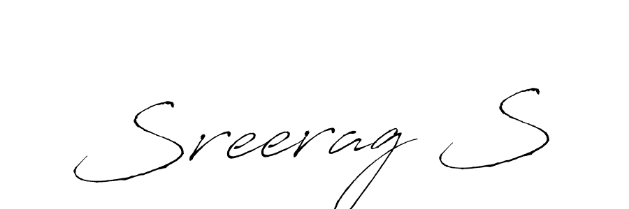 How to make Sreerag S signature? Antro_Vectra is a professional autograph style. Create handwritten signature for Sreerag S name. Sreerag S signature style 6 images and pictures png