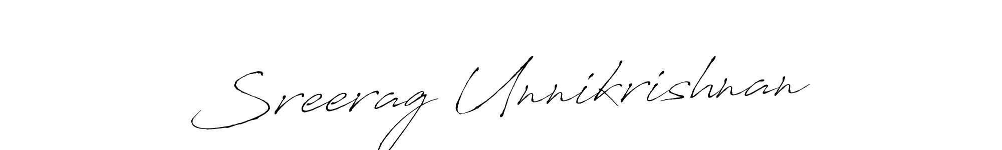 You should practise on your own different ways (Antro_Vectra) to write your name (Sreerag Unnikrishnan) in signature. don't let someone else do it for you. Sreerag Unnikrishnan signature style 6 images and pictures png