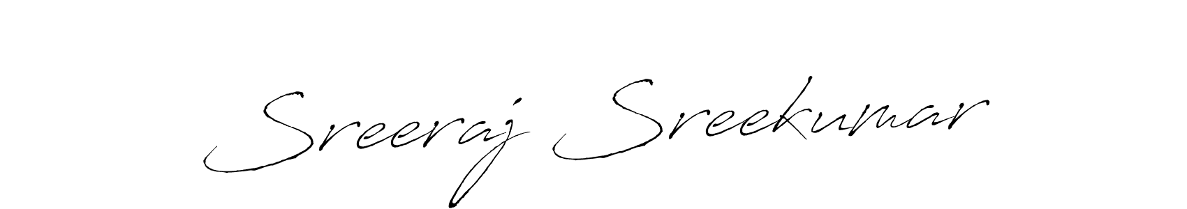 It looks lik you need a new signature style for name Sreeraj Sreekumar. Design unique handwritten (Antro_Vectra) signature with our free signature maker in just a few clicks. Sreeraj Sreekumar signature style 6 images and pictures png