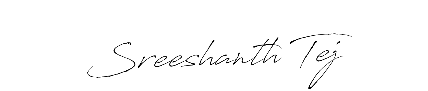 Sreeshanth Tej stylish signature style. Best Handwritten Sign (Antro_Vectra) for my name. Handwritten Signature Collection Ideas for my name Sreeshanth Tej. Sreeshanth Tej signature style 6 images and pictures png