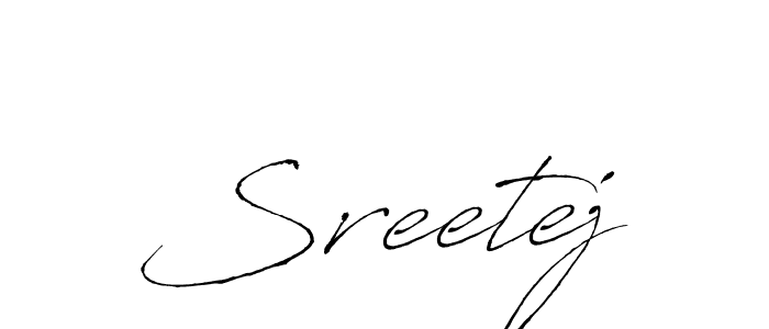Create a beautiful signature design for name Sreetej. With this signature (Antro_Vectra) fonts, you can make a handwritten signature for free. Sreetej signature style 6 images and pictures png
