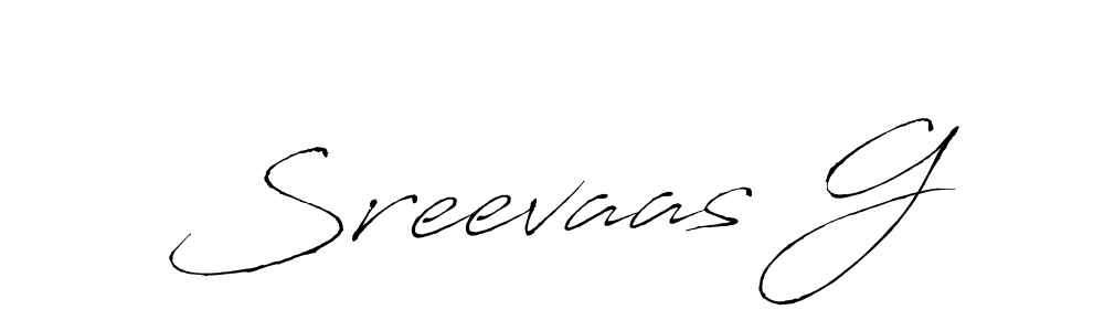Design your own signature with our free online signature maker. With this signature software, you can create a handwritten (Antro_Vectra) signature for name Sreevaas G. Sreevaas G signature style 6 images and pictures png