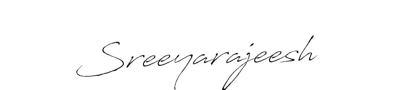 How to make Sreeyarajeesh name signature. Use Antro_Vectra style for creating short signs online. This is the latest handwritten sign. Sreeyarajeesh signature style 6 images and pictures png
