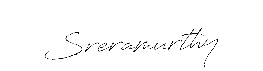 Design your own signature with our free online signature maker. With this signature software, you can create a handwritten (Antro_Vectra) signature for name Sreramurthy. Sreramurthy signature style 6 images and pictures png