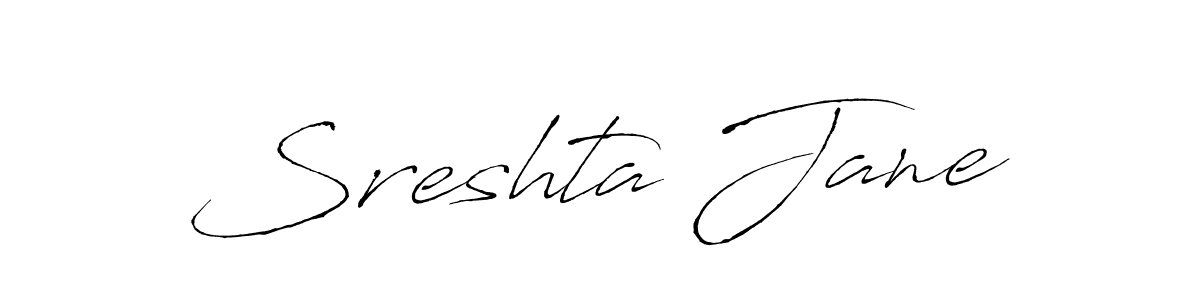 How to make Sreshta Jane signature? Antro_Vectra is a professional autograph style. Create handwritten signature for Sreshta Jane name. Sreshta Jane signature style 6 images and pictures png