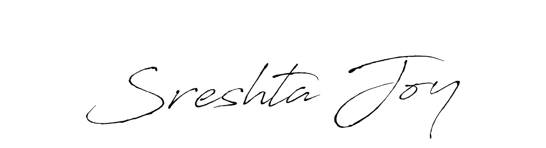 Similarly Antro_Vectra is the best handwritten signature design. Signature creator online .You can use it as an online autograph creator for name Sreshta Joy. Sreshta Joy signature style 6 images and pictures png