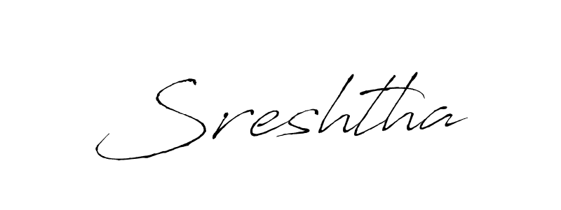 The best way (Antro_Vectra) to make a short signature is to pick only two or three words in your name. The name Sreshtha include a total of six letters. For converting this name. Sreshtha signature style 6 images and pictures png